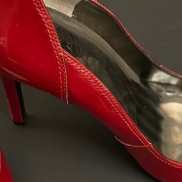 Guess By Marciano High Heels | Red | Patent Leather | 8.5 Medium - Picture 3 of 11
